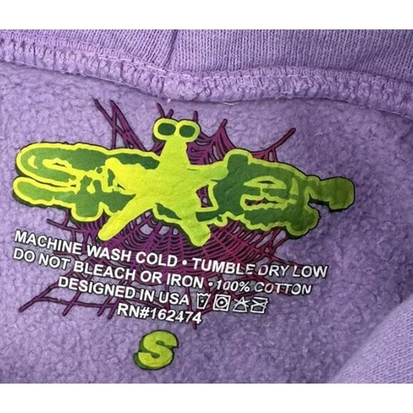 Sp5der Açaí Hoodie - Picture 3 of 3